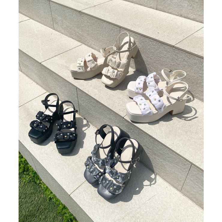 シアービジュー厚底サンダル | MAJESTIC LEGON  | 詳細画像2 