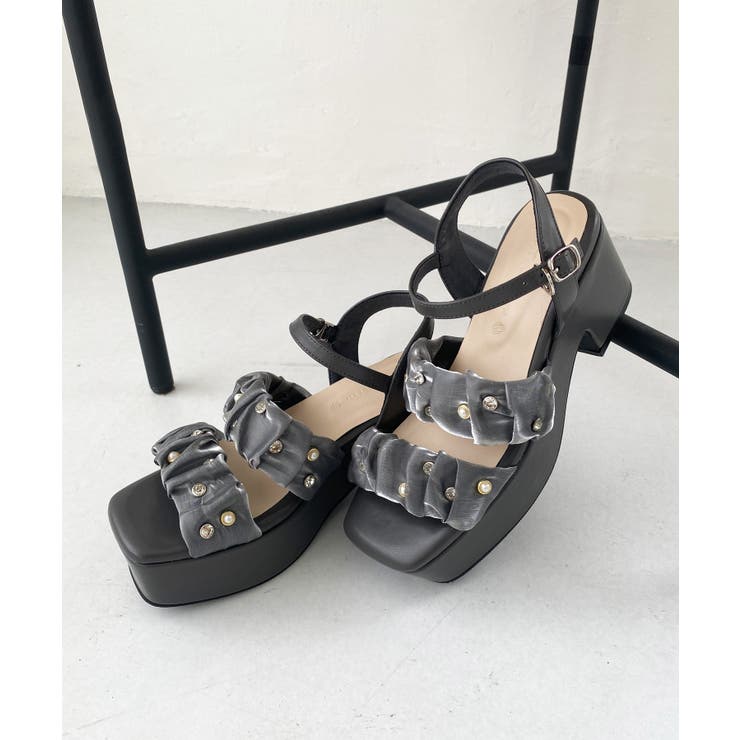 シアービジュー厚底サンダル | MAJESTIC LEGON  | 詳細画像21 