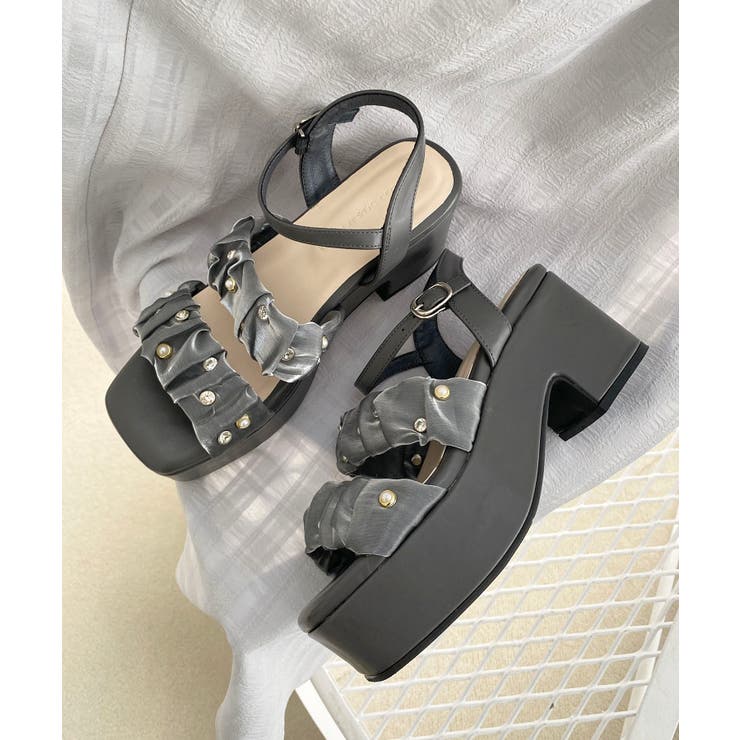 シアービジュー厚底サンダル | MAJESTIC LEGON  | 詳細画像22 