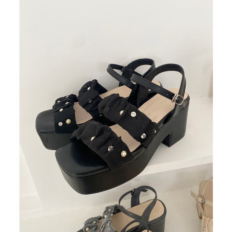 シアービジュー厚底サンダル | MAJESTIC LEGON  | 詳細画像23 