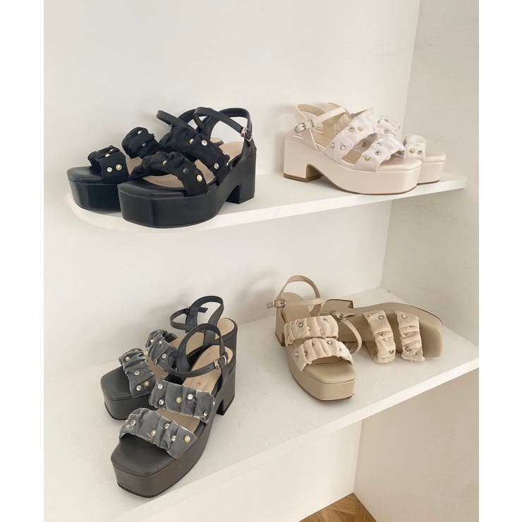 シアービジュー厚底サンダル | MAJESTIC LEGON  | 詳細画像24 