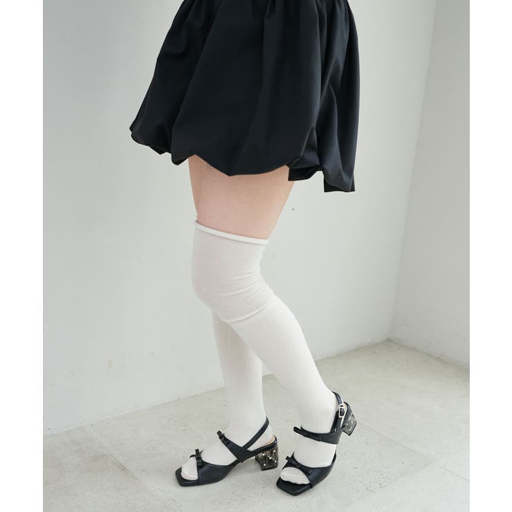 クリアビジューヒールリボンサンダル | MAJESTIC LEGON  | 詳細画像10 