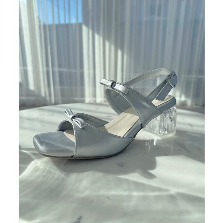 クリアビジューヒールリボンサンダル | MAJESTIC LEGON  | 詳細画像19 