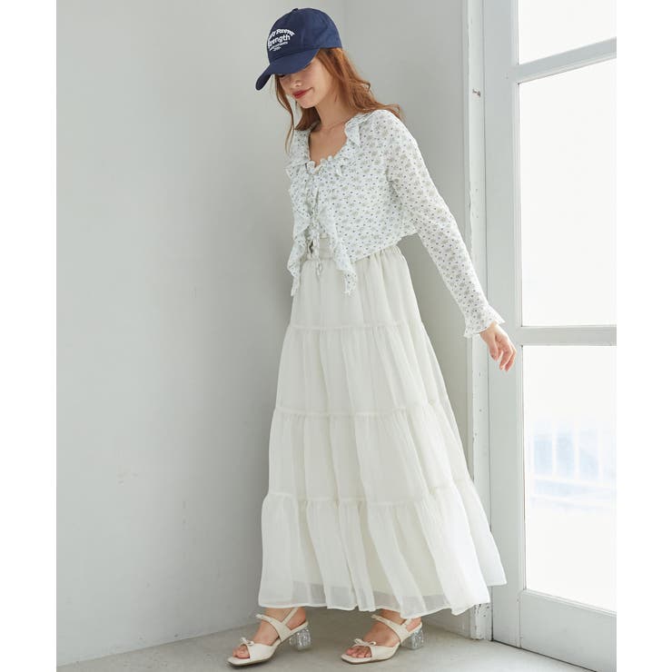 クリアビジューヒールリボンサンダル | MAJESTIC LEGON  | 詳細画像3 