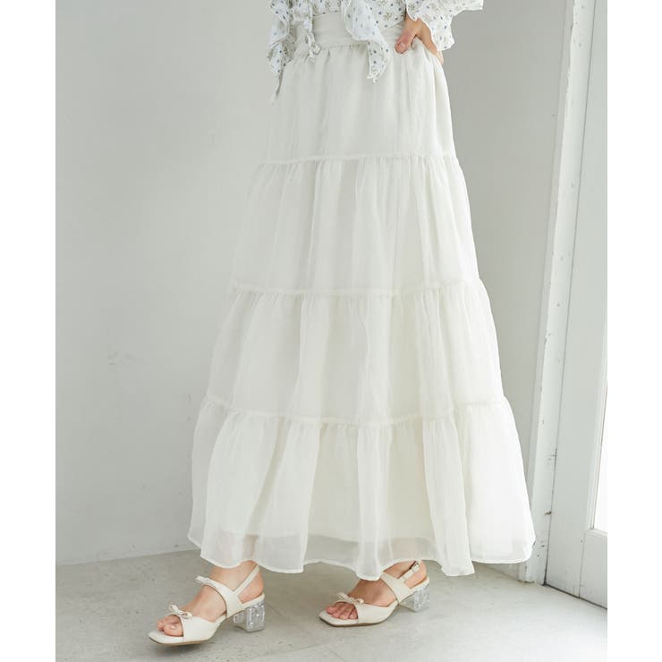 クリアビジューヒールリボンサンダル | MAJESTIC LEGON  | 詳細画像4 