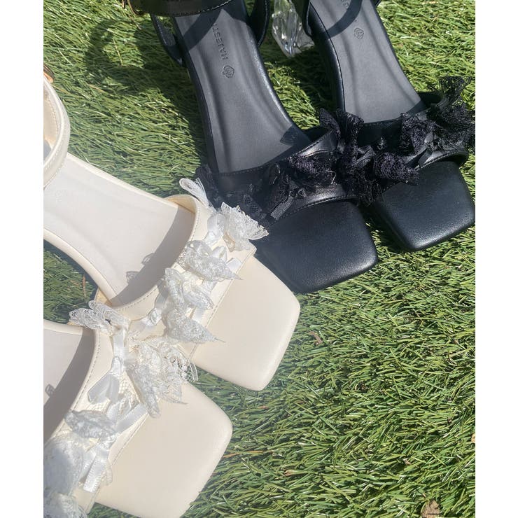 パールクリアヒールリボンサンダル | MAJESTIC LEGON  | 詳細画像13 