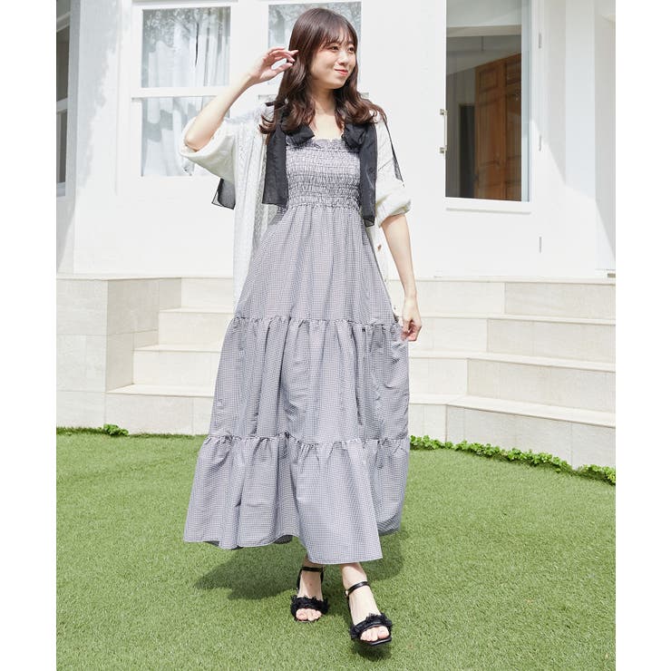 パールクリアヒールリボンサンダル | MAJESTIC LEGON  | 詳細画像2 