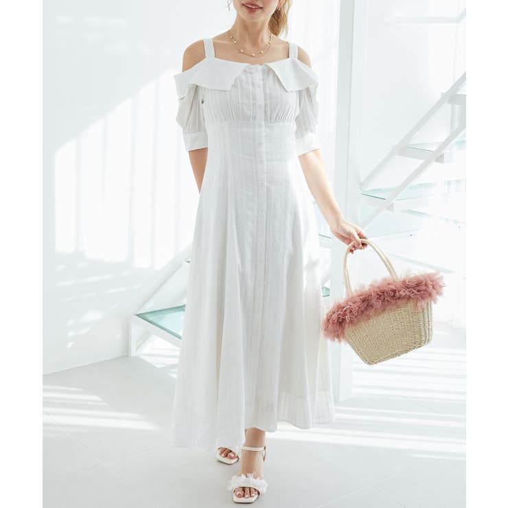 パールクリアヒールリボンサンダル | MAJESTIC LEGON  | 詳細画像5 