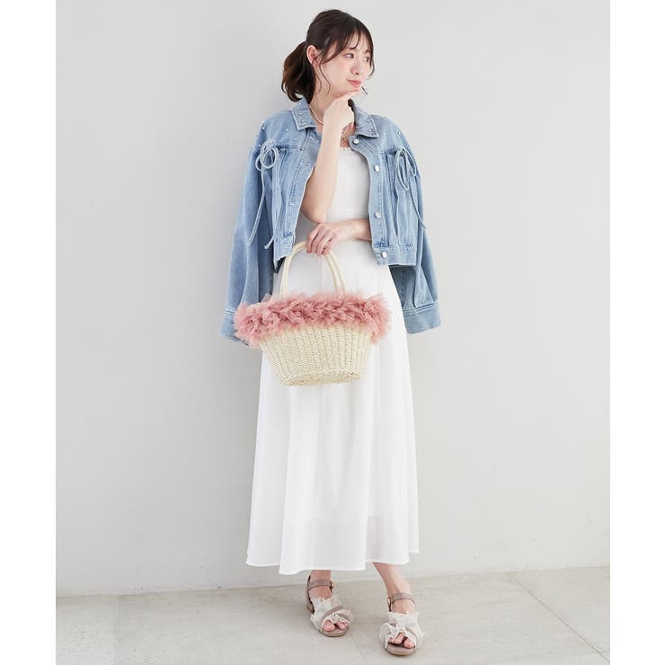 フリルチュールかごバッグ | MAJESTIC LEGON  | 詳細画像5 