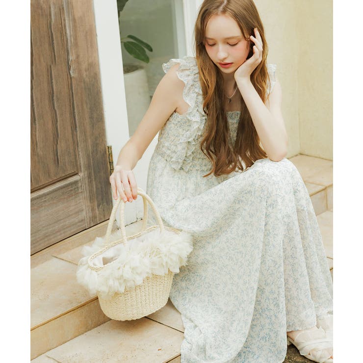 フリルチュールかごバッグ | MAJESTIC LEGON  | 詳細画像6 