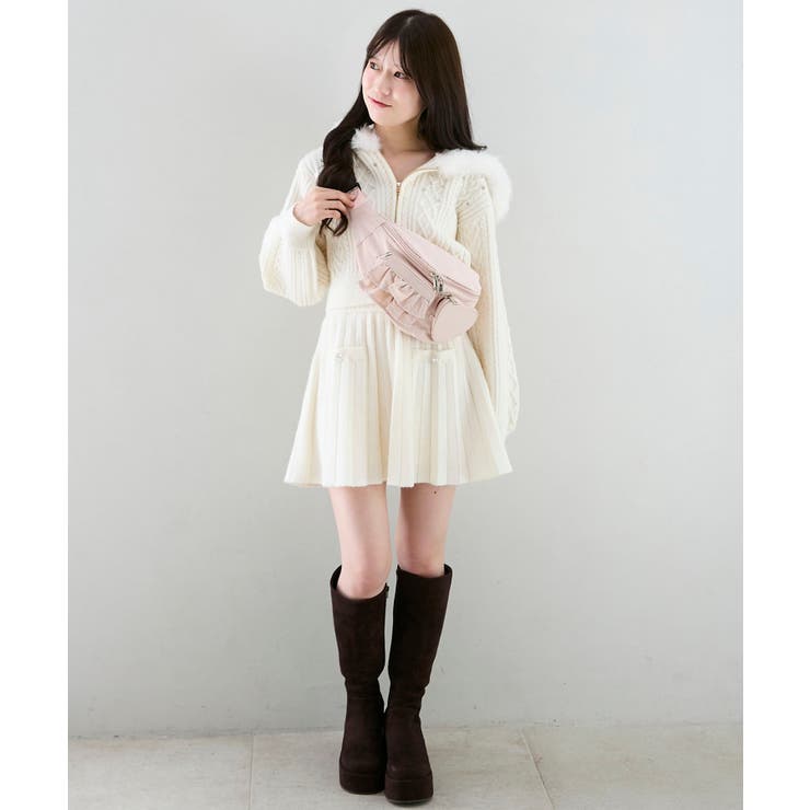 ハート×フリルウエストポーチ | MAJESTIC LEGON  | 詳細画像17 