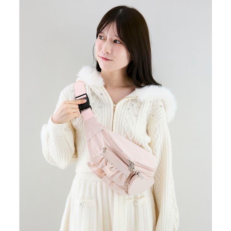 ハート×フリルウエストポーチ | MAJESTIC LEGON  | 詳細画像18 