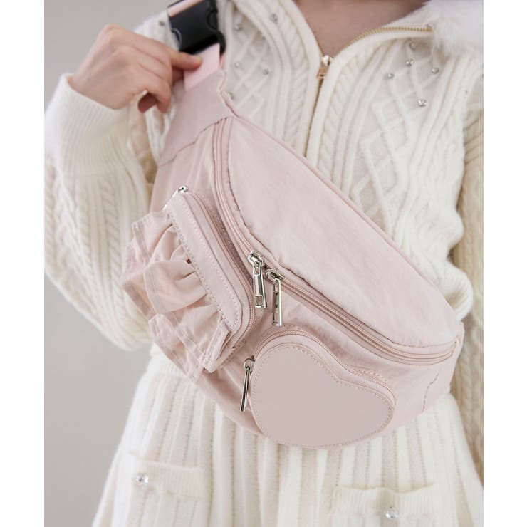 ハート×フリルウエストポーチ | MAJESTIC LEGON  | 詳細画像19 