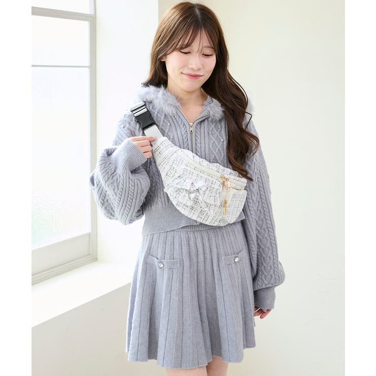 ハート×フリルウエストポーチ | MAJESTIC LEGON  | 詳細画像4 