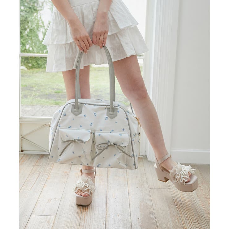 ◇フラワートラベルボストンバッグ | MAJESTIC LEGON  | 詳細画像17 