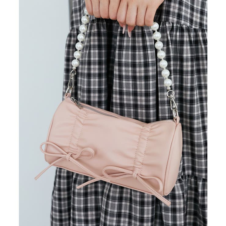 パールチェーンセットWリボンバッグ | MAJESTIC LEGON  | 詳細画像1 