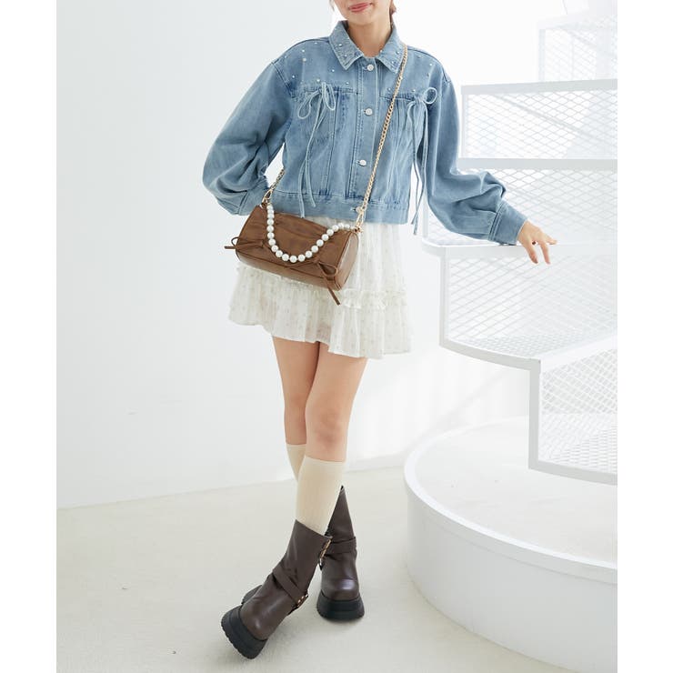 パールチェーンセットWリボンバッグ | MAJESTIC LEGON  | 詳細画像11 