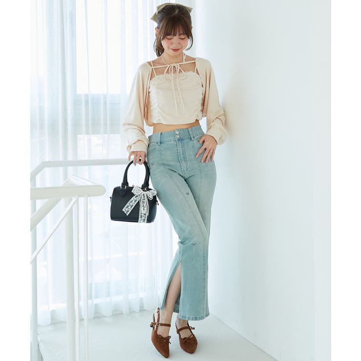 ラインストーンキャミ＆ボレロセット | MAJESTIC LEGON  | 詳細画像12 