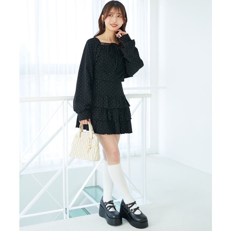 ラインストーンキャミ＆ボレロセット | MAJESTIC LEGON  | 詳細画像19 