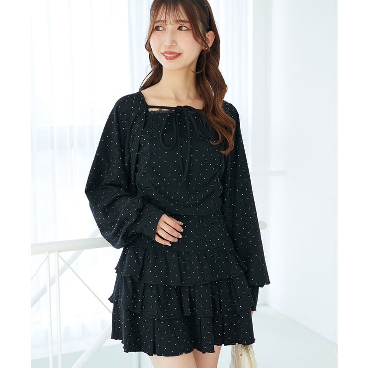 ラインストーンキャミ＆ボレロセット | MAJESTIC LEGON  | 詳細画像21 