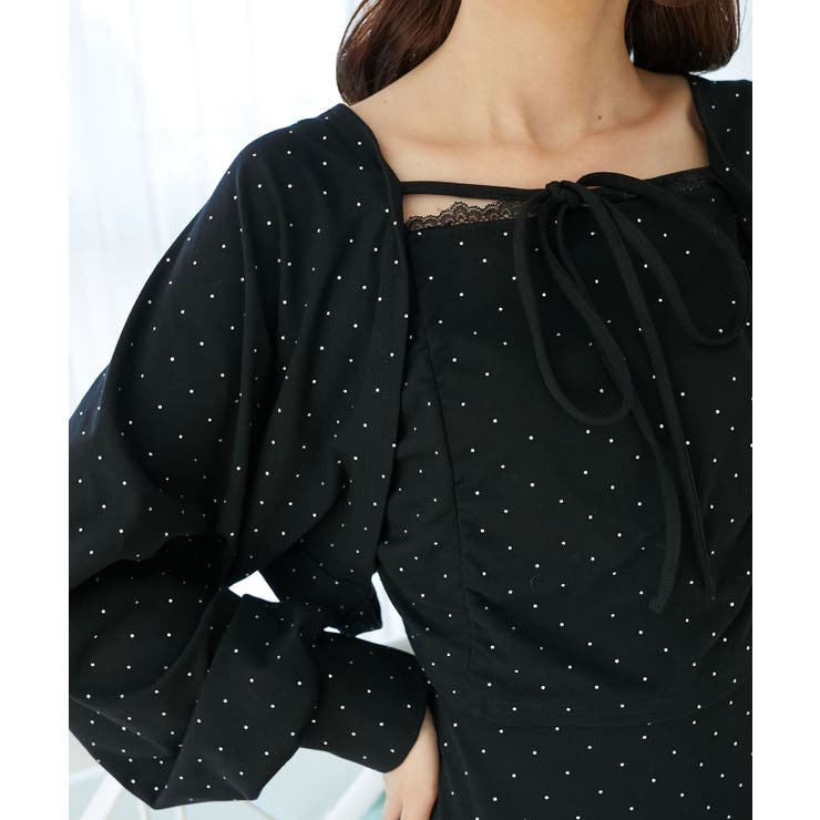 ラインストーンキャミ＆ボレロセット | MAJESTIC LEGON  | 詳細画像24 