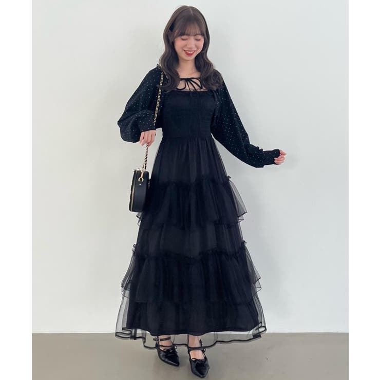 ラインストーンキャミ＆ボレロセット | MAJESTIC LEGON  | 詳細画像25 