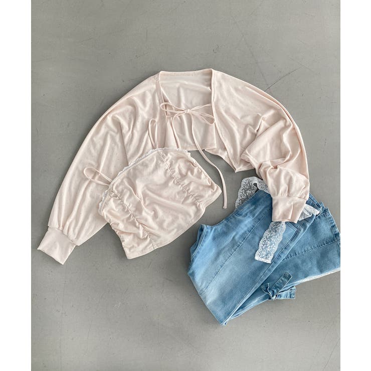 ラインストーンキャミ＆ボレロセット | MAJESTIC LEGON  | 詳細画像30 