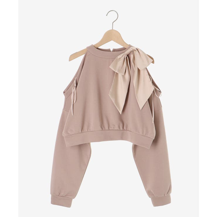 オープンショルダーリボンスウェット | MAJESTIC LEGON  | 詳細画像31 