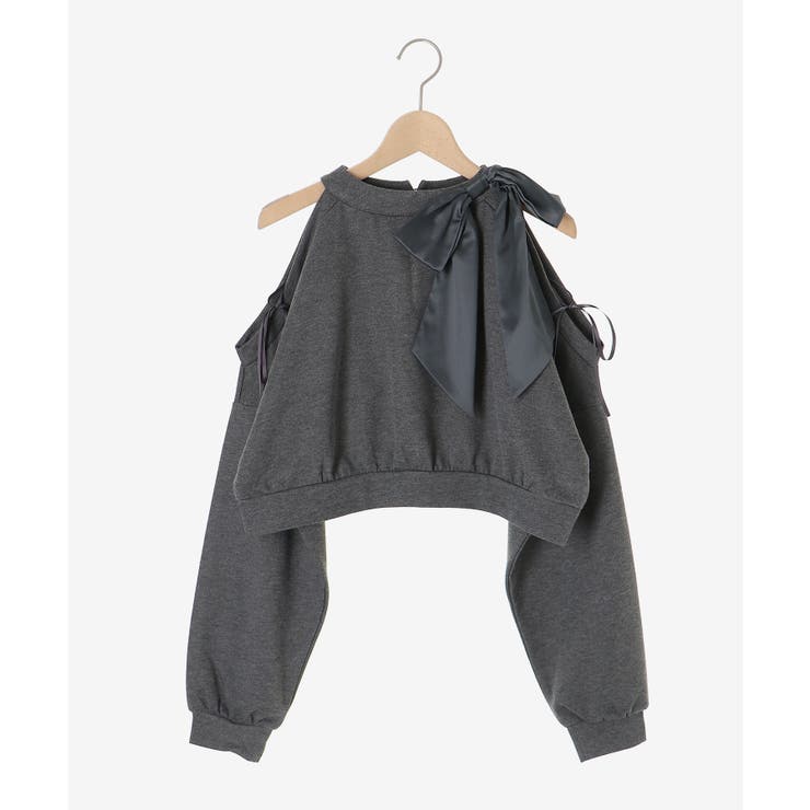 オープンショルダーリボンスウェット | MAJESTIC LEGON  | 詳細画像32 