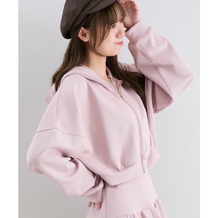 ∞キラキララインストーンショートパーカー | MAJESTIC LEGON  | 詳細画像16 