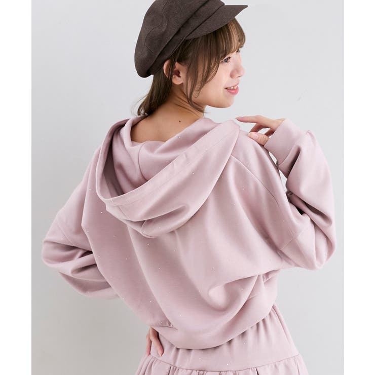 ∞キラキララインストーンショートパーカー | MAJESTIC LEGON  | 詳細画像17 