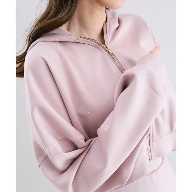 ∞キラキララインストーンショートパーカー | MAJESTIC LEGON  | 詳細画像18 