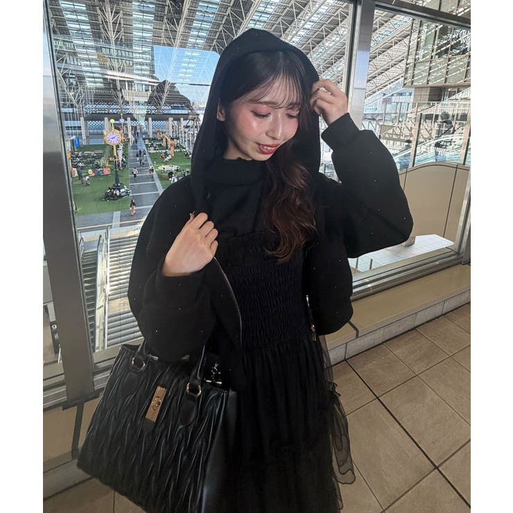 ∞キラキララインストーンショートパーカー | MAJESTIC LEGON  | 詳細画像30 