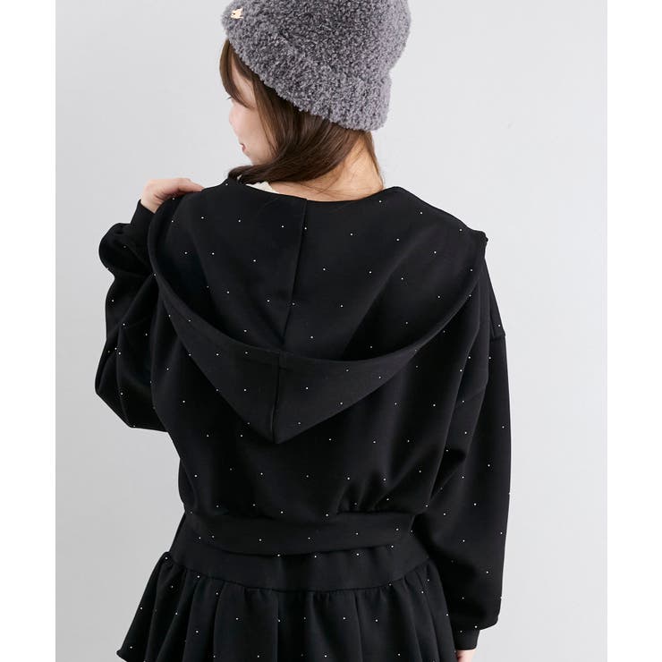 ∞キラキララインストーンショートパーカー | MAJESTIC LEGON  | 詳細画像39 