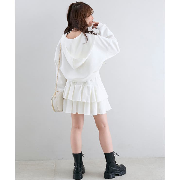 ∞キラキララインストーンショートパーカー | MAJESTIC LEGON  | 詳細画像4 