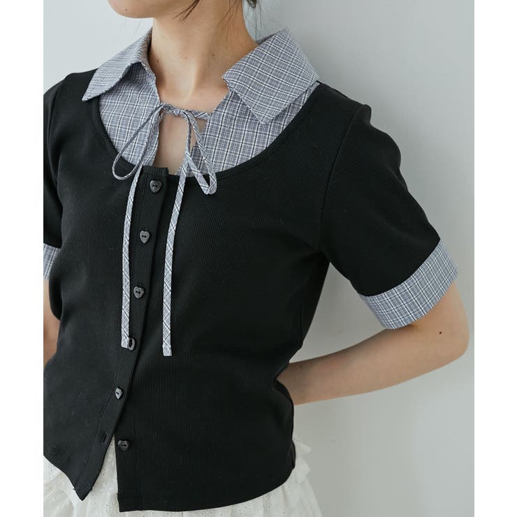 シャツドッキングカットトップス | MAJESTIC LEGON  | 詳細画像22 