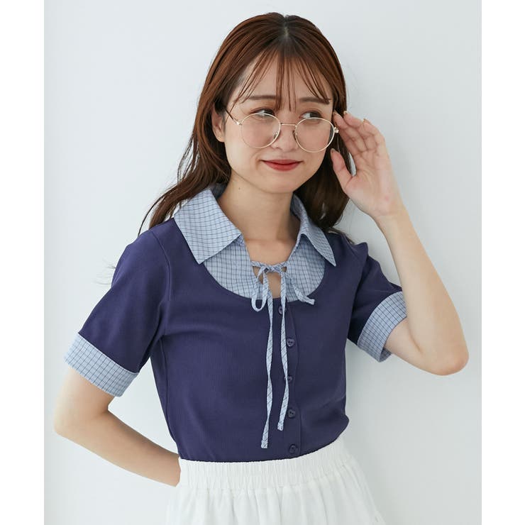 シャツドッキングカットトップス | MAJESTIC LEGON  | 詳細画像27 