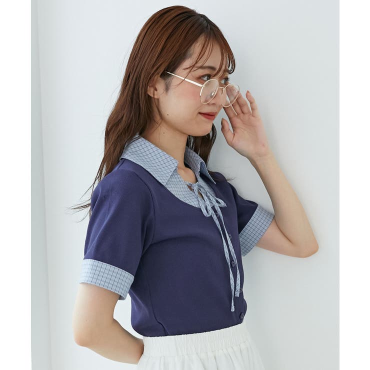 シャツドッキングカットトップス | MAJESTIC LEGON  | 詳細画像28 