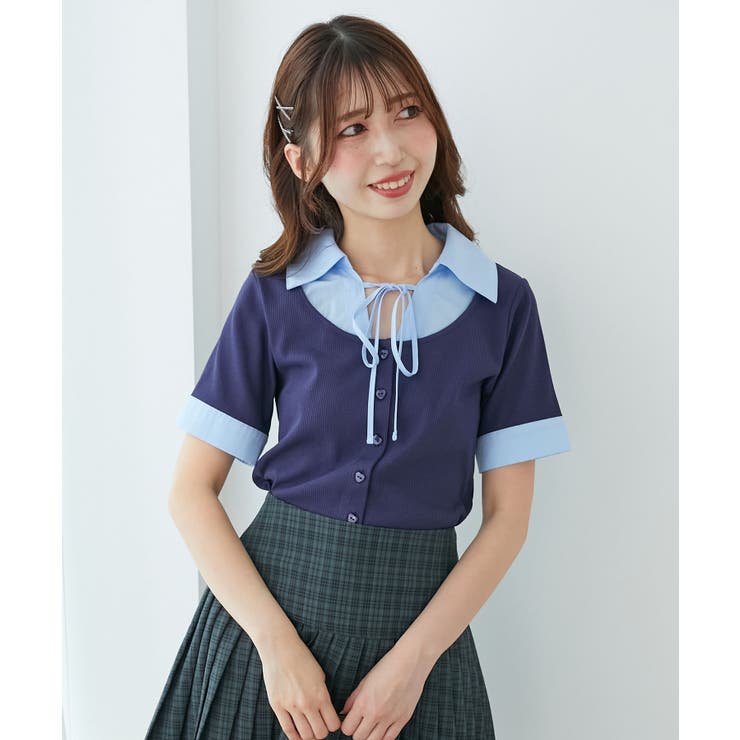 シャツドッキングカットトップス | MAJESTIC LEGON  | 詳細画像34 