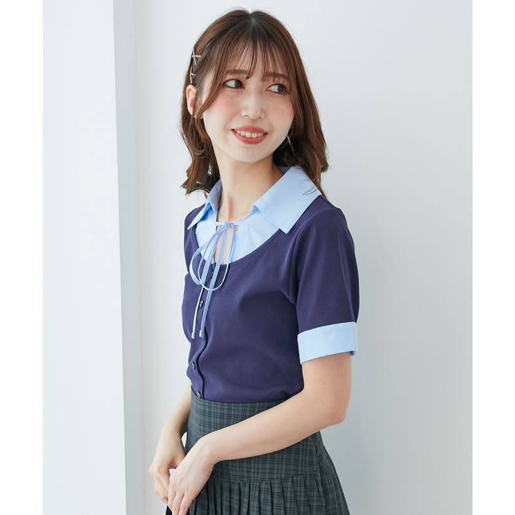 シャツドッキングカットトップス | MAJESTIC LEGON  | 詳細画像35 