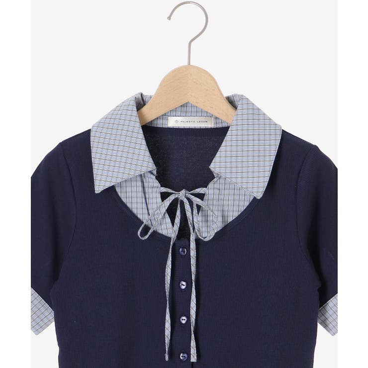 シャツドッキングカットトップス | MAJESTIC LEGON  | 詳細画像45 