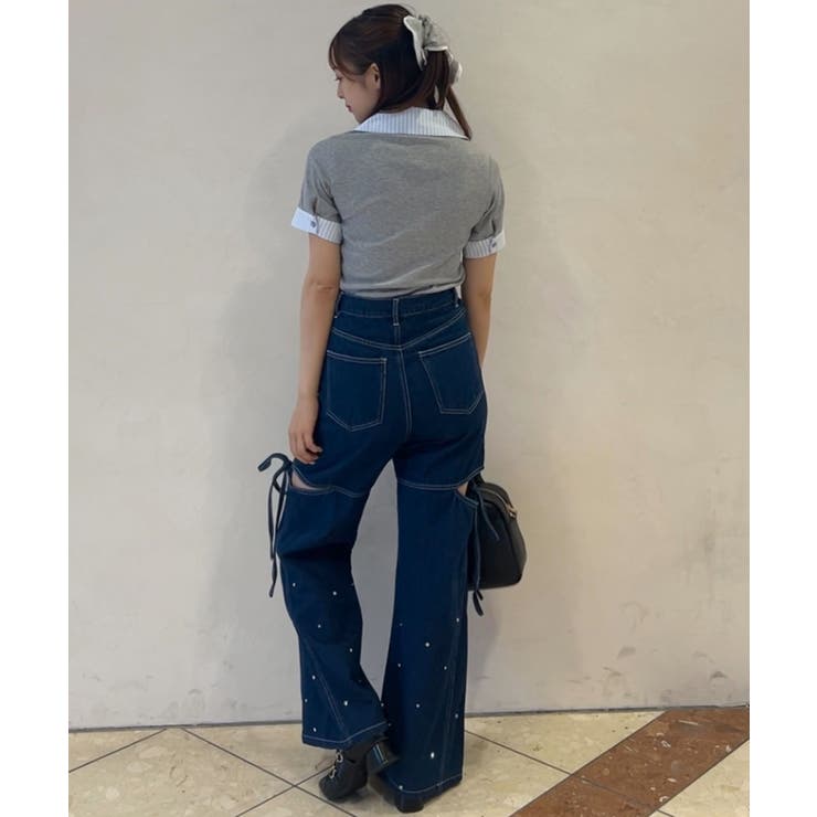 シャツドッキングカットトップス | MAJESTIC LEGON  | 詳細画像5 