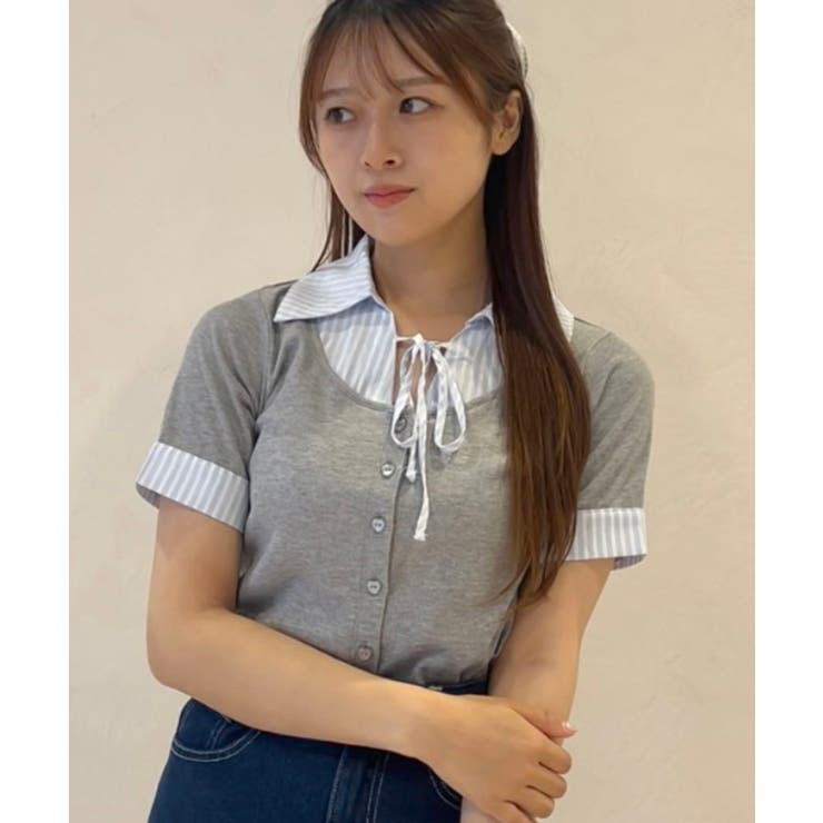 シャツドッキングカットトップス | MAJESTIC LEGON  | 詳細画像6 