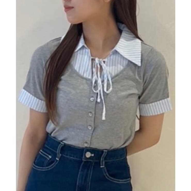 シャツドッキングカットトップス | MAJESTIC LEGON  | 詳細画像8 