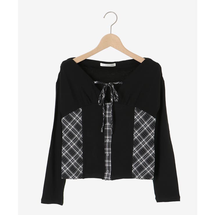 バイカラーチェックトップス | MAJESTIC LEGON  | 詳細画像28 