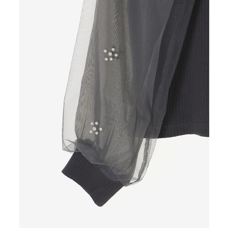 パールチュールスリーブ長袖トップス | MAJESTIC LEGON  | 詳細画像43 