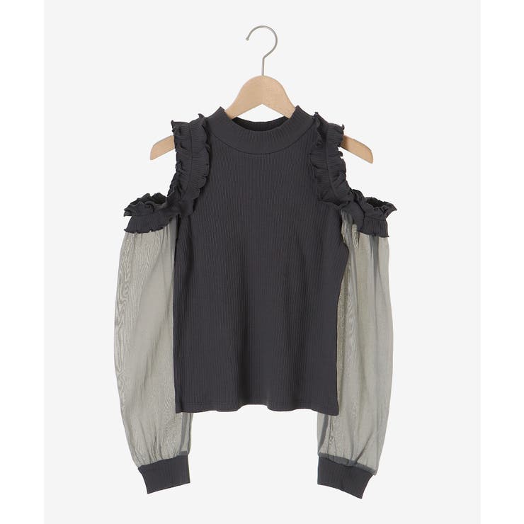 オープンショルダーフリルカットトップス | MAJESTIC LEGON  | 詳細画像24 