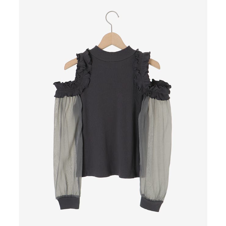 オープンショルダーフリルカットトップス | MAJESTIC LEGON  | 詳細画像26 