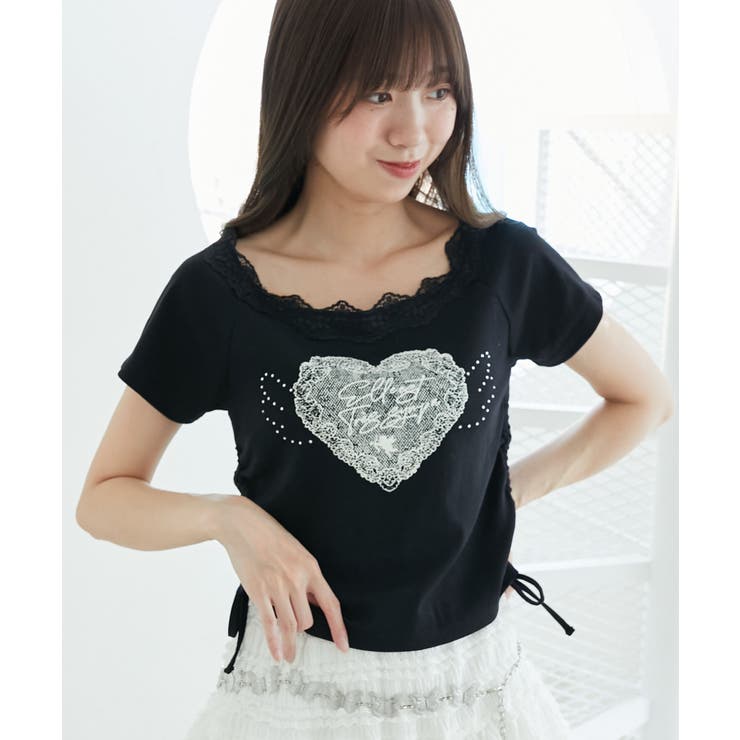 ブラック | キラキラエンジェルTシャツ | MAJESTIC LEGON 