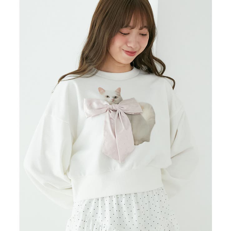 Lady catスウェット | MAJESTIC LEGON  | 詳細画像12 